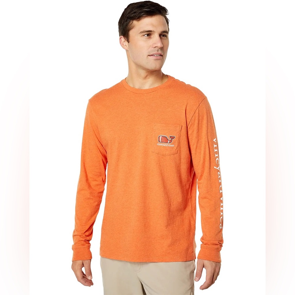 Vineyard Vines Long Sleeve Football T-Shirt